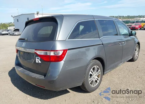 2012 Honda Odyssey Ex-L from USA, damaged, VIN 5FNRL5H64CB061944